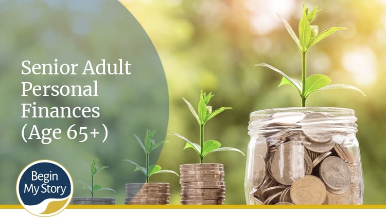 Senior Adult Writing Prompts and Questions about Personal Finances