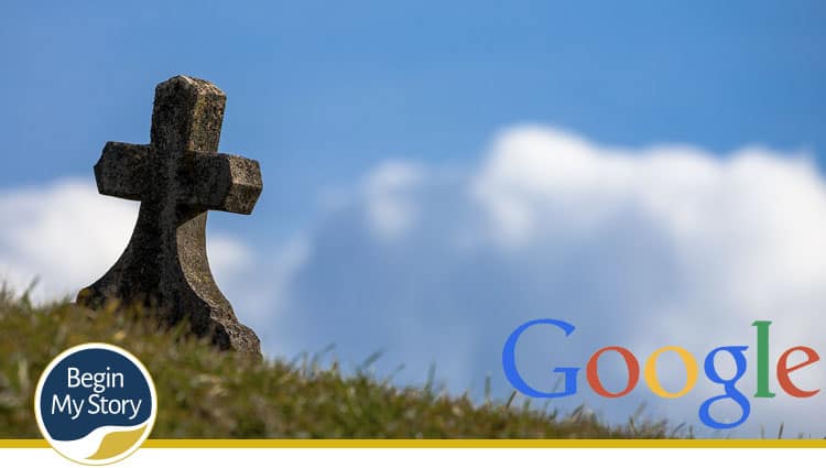 Google ancestor cemetery records